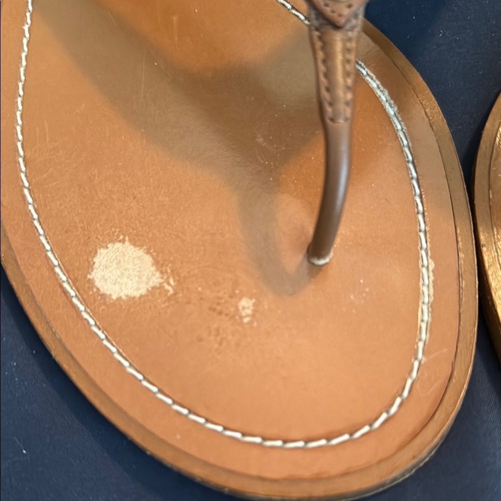 Louis Vuitton Black and Brown Sandals with Studded Straps - Picture 4 of 10